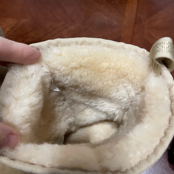 LL BEAN Wicked Good Suede Leather PULL-ON Shearling Lined WINTER BOOTS - Picture 9 of 10